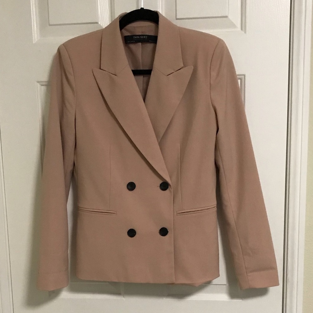Zara pink blazer
